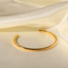 18k gold plated opening bracelet – for women